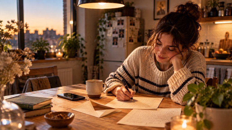 Carta para cuando estés triste: escríbela hoy, que estás bien